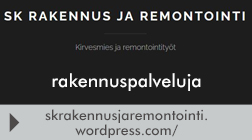SK Rakennus ja remontointi logo